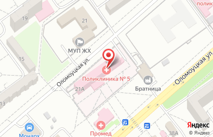 Женская консультация в Волгограде на карте