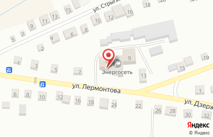 Кузбасская энергосетевая компания на улице Лермонтова на карте