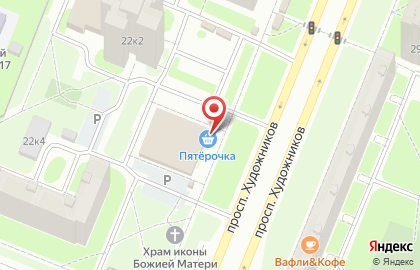 Банкомат Банк Санкт-Петербург на проспекте Просвещения на карте