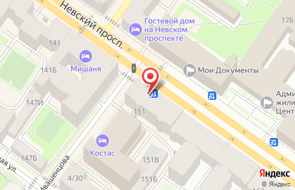 Столовая Street на площади Александра Невского I на карте