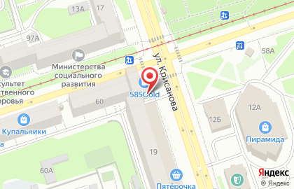 Пекарня Чудо на Петропавловской улице на карте