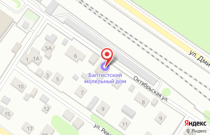 Раменская Церковь Евангельских Христиан-Баптистов на карте