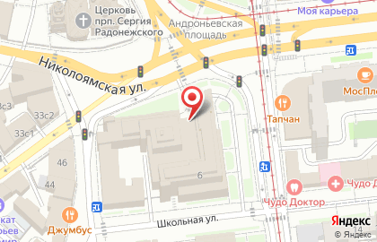 Служба курьерской доставки СберЛогистика на улице Александра Солженицына на карте