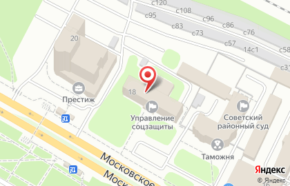 Отдел по Московскому району, Министерство социальной защиты населения Рязанской области на карте
