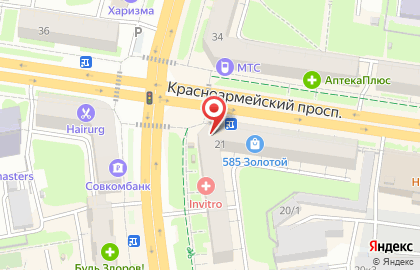 Ювелирный салон Линии любви на Красноармейском проспекте на карте