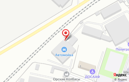 Автостоянка в Оренбурге на карте