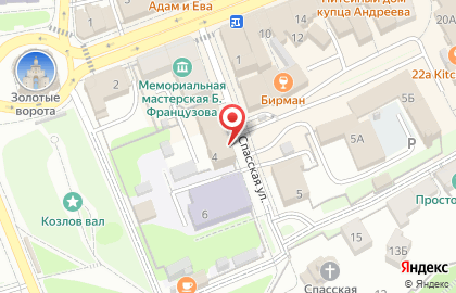 Страховая компания Ингосстрах-М на Спасской улице на карте