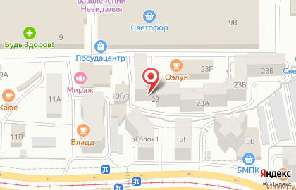 Микрофинансовая организация Быстрый заем в Октябрьском районе на карте