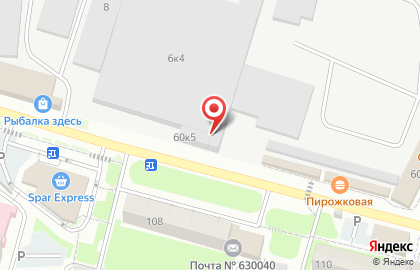 Продовольственный магазин Продукты и напитки в Заельцовском районе на карте