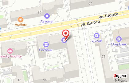 Агентство недвижимости Новосёл в Екатеринбурге на карте