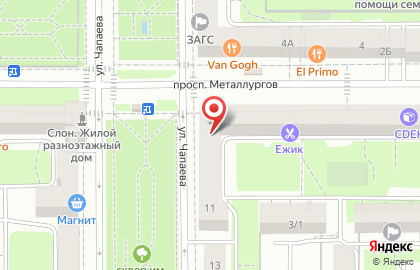 POSITIVE на улице Чапаева на карте