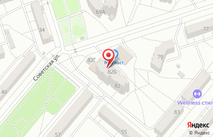 Магазин Волгоградский Мясокомбинат на Советской улице, 82б в Волжском на карте