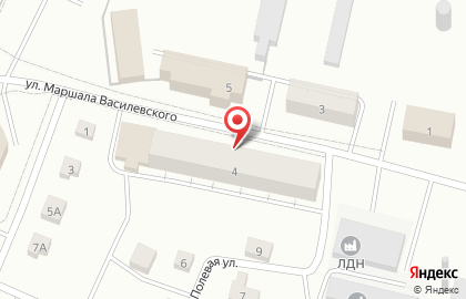 Супермаркет Фортуна на улице Маршала Василевского на карте