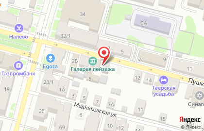 Строительная компания Профстрой на Пушкинской улице на карте