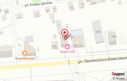 Сауна AquaLife на улице Ленинского Комсомола на карте