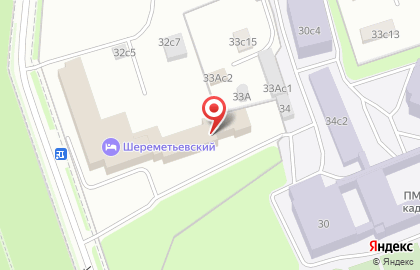 Парк-отель Шереметьевский в Москве на карте