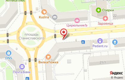 Точка Кофе на улице Станиславского на карте