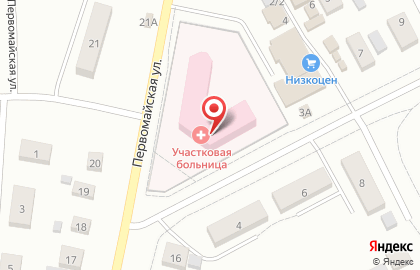 Скорая медицинская помощь на Первомайской улице на карте