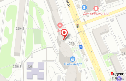 Продуктовый магазин Лукошко на улице Белинского на карте