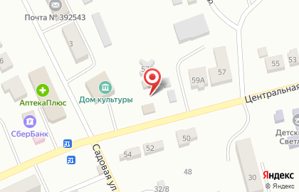 Магазин разливных напитков Моршанский купец на Центральной улице на карте