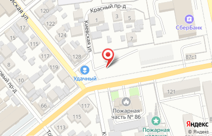 Автостоянка в Тольятти на карте