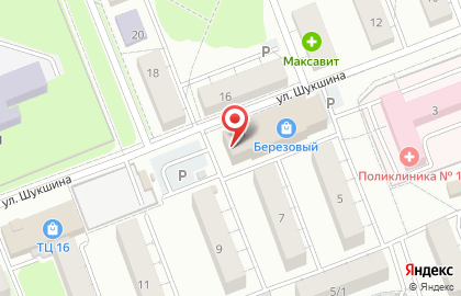 Магазин по продаже овощей и фруктов в Первомайском районе на карте