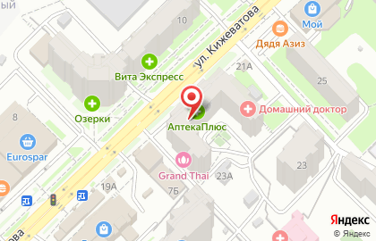 Приёмный пункт От и До на улице Лейтенанта Кижеватова на карте