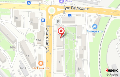 На Окатовой на карте