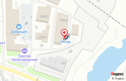 Автосервис Интер на карте
