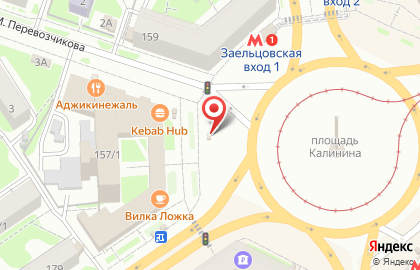 Киоск по продаже печатной продукции в Заельцовском районе на карте