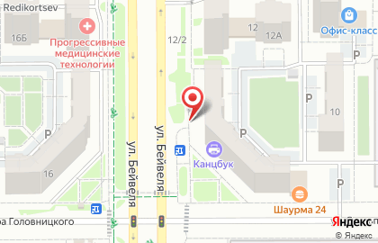 Продуктовый магазин на ул. Скульптора Головницкого, 14/3 на карте