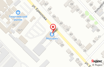 Магазин Москвич на карте