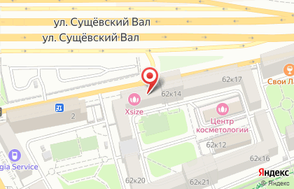 Сеть студий загара Ультра сан на метро Савеловская на карте