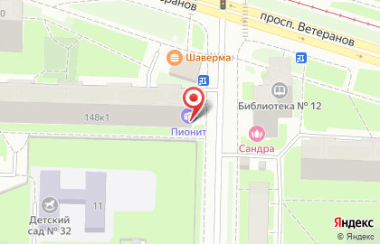 Зоомагазин Тоди в Красносельском районе на карте