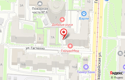 Торгово-сервисная компания Компьютерные Технологии на Гвардейской улице на карте