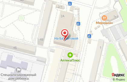 Супермаркет Наш Магазин на улице Бархатовой на карте