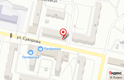 Агентство недвижимости Центральное в Ленинск-Кузнецком на карте