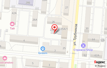 Автомойка МойCar на улице Трубников на карте
