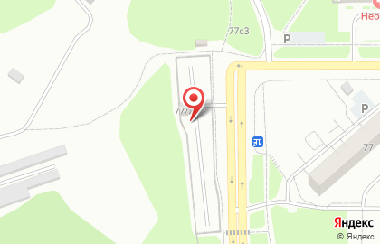 Автостоянка в Красноярске на карте