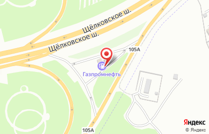 Автомойка Газпромнефть в Северном Измайлово на карте