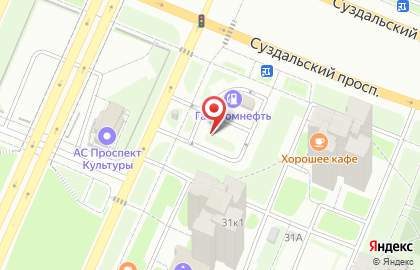 Газовая заправка Пропан24 на Гражданском проспекте на карте
