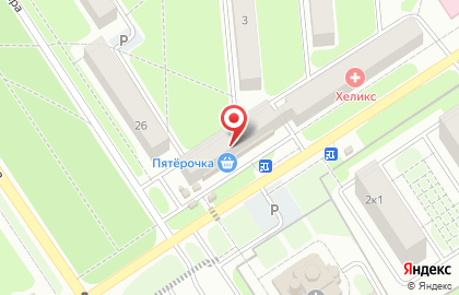 Дискаунтер Пятёрочка на улице Дружбы в Новомосковске на карте