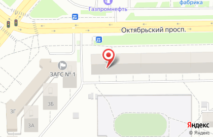 Агентство недвижимости Городок на Октябрьском проспекте на карте