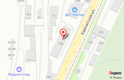 Шиномонтажная мастерская на Камчатской, 19Б на карте