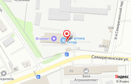 Оптовая фирма Ветзоотех на карте