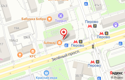 МегаФон, г. Москва на Зелёном проспекте на карте