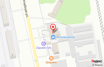 Магазин моторных масел Akkora на Учебной улице на карте