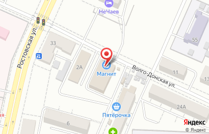 Магазин косметики и бытовой химии Магнит Косметик на Волго-Донской улице на карте