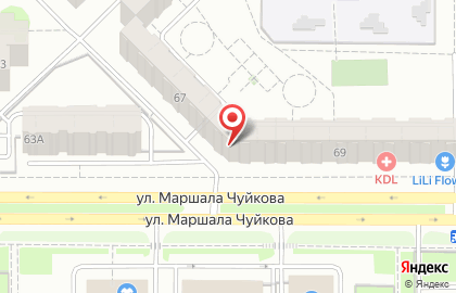 Интернет-магазин Три Кроватки на улице Маршала Чуйкова на карте