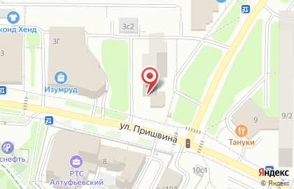 Магазин Auto3n на улице Пришвина на карте